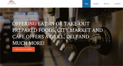 Desktop Screenshot of citymarketandcafe.com